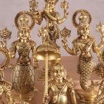 Brass Superfine Vishnu Dashavatar Set | 12" Temple Collection | 27kg Sacred Masterpiece | Traditional Avatar Series | Jaipurio